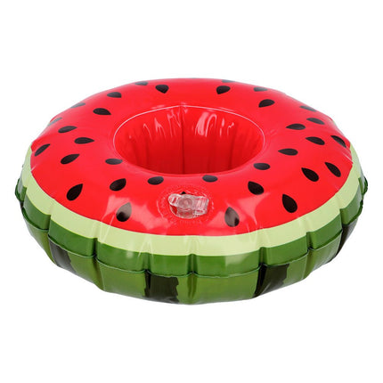 Bekerhouder Watermeloen Opblaasbaar 20cm van Boland koop je bij Partywinkel