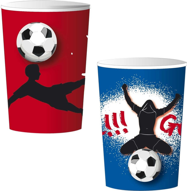 Bekers Goal 250ml 8st van Haza Witbaard koop je bij Partywinkel