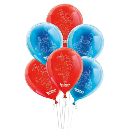 Benjamin Blümchen – balony 25 cm, 10 sztuk