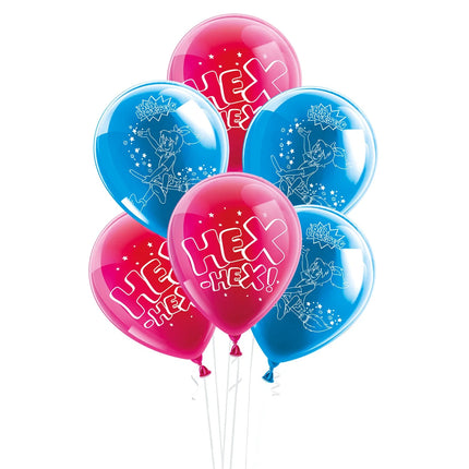 Balony Bibi Blocksberg 25 cm, 10 szt.