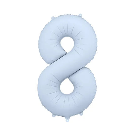 8-letni balon figurka jasnoniebieski matowy pusty 86 cm