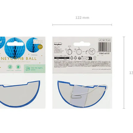 Niebieski plaster miodu 10 cm