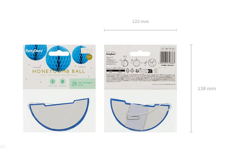 Niebieski plaster miodu 10 cm