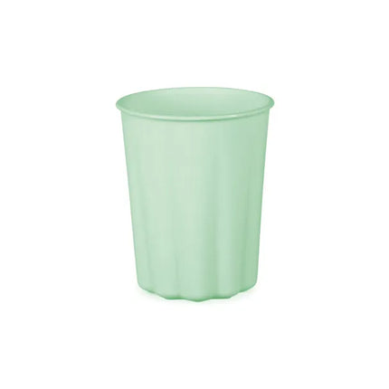 Turkusowe kubki plastikowe 220ml 4szt