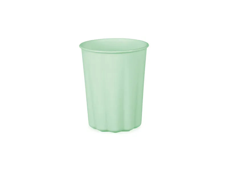 Turkusowe kubki plastikowe 220ml 4szt