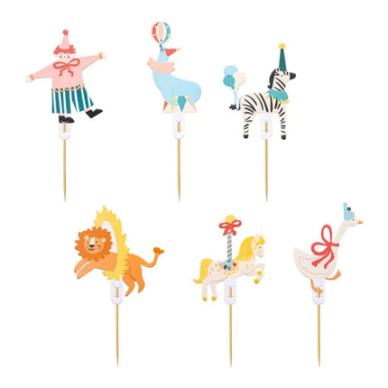 Pałeczki koktajlowe Circus 6szt