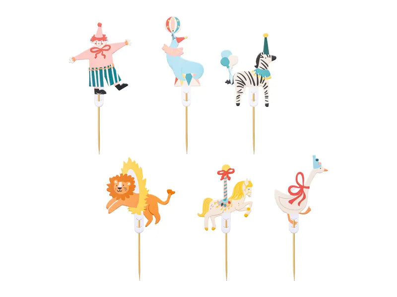 Pałeczki koktajlowe Circus 6szt