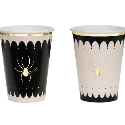 Kubki na Halloween Spider 400ml 6szt