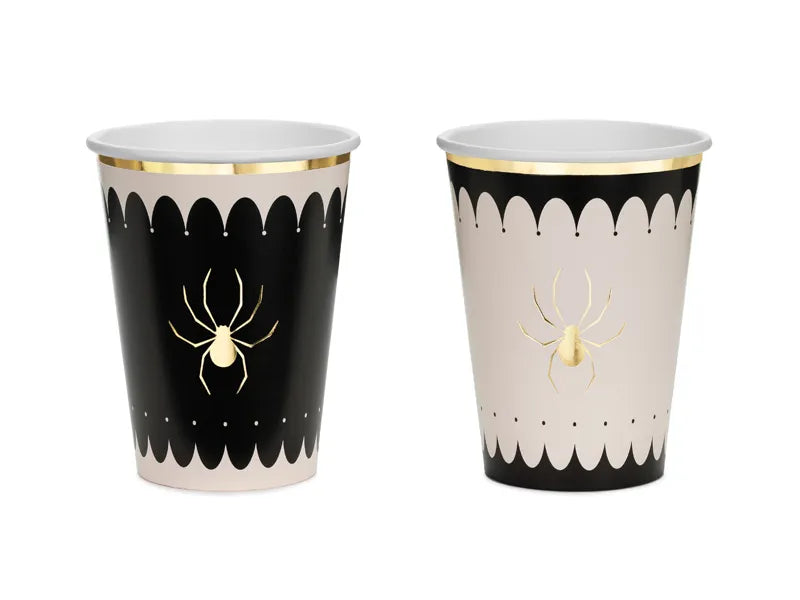 Kubki na Halloween Spider 400ml 6szt