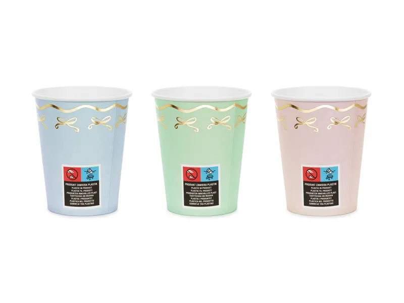 Kolorowy kubek Pastel 220ml 6szt