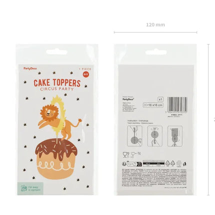 Lew na tort 16 cm