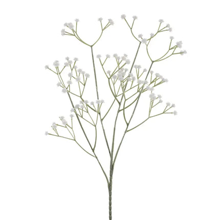 Biały sztuczny kwiat bzu 62 cm