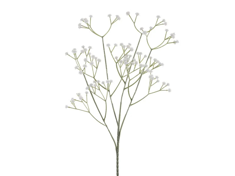 Biały sztuczny kwiat bzu 62 cm