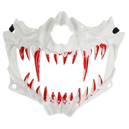 Maska na Halloween Zęby Białej Czaszki