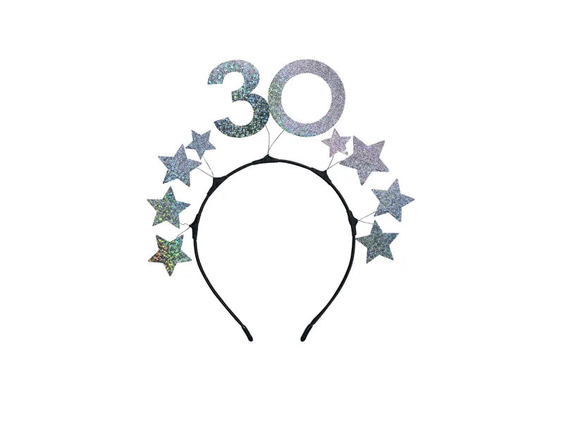 Srebrna opaska na włosy na 30 lat