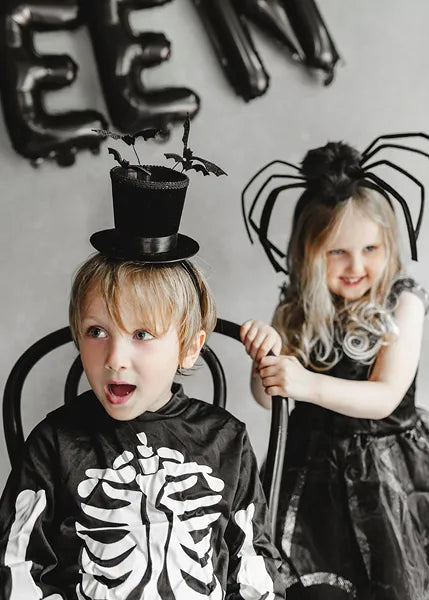 Opaska do włosów na Halloween Czarny Pająk