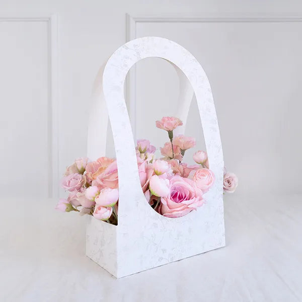 Biała skrzynka na kwiaty Share Box 38 cm