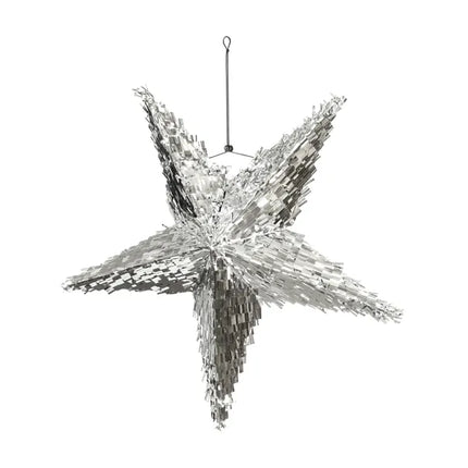 Pinata gwiazda srebrna 68 cm