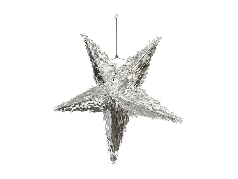 Pinata gwiazda srebrna 68 cm