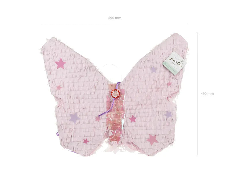 Motylek Pinata Różowy 58cm