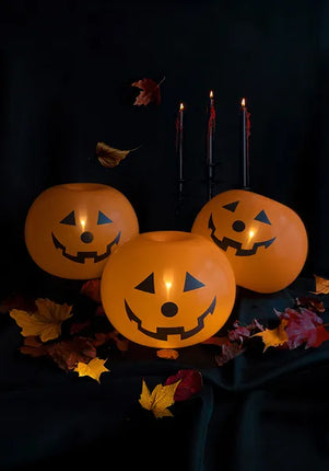 Balony na Halloween Pomarańczowe Dynie 25cm 5szt