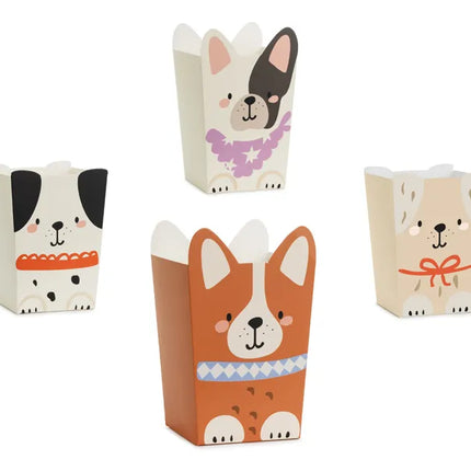 Miski na popcorn dla psa 12,5 cm 6 szt