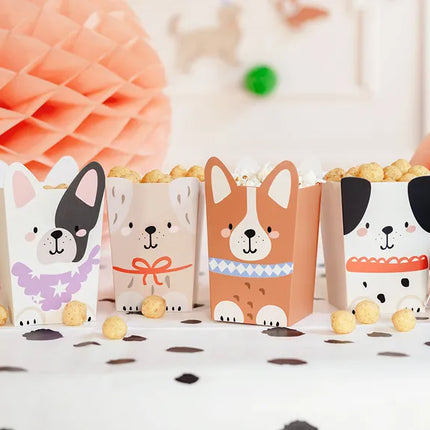 Miski na popcorn dla psa 12,5 cm 6 szt