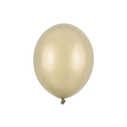 Balony złote metaliczne zimne złote 12cm 100szt