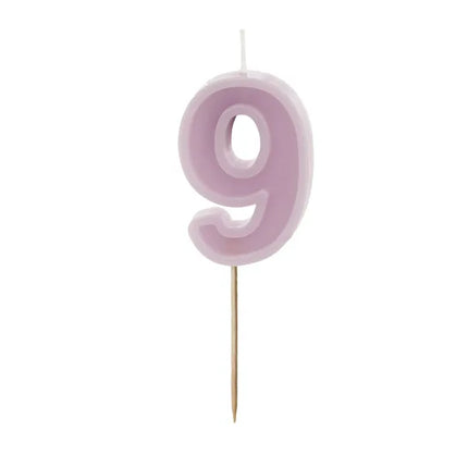 Świeca na 9 lat 10 cm