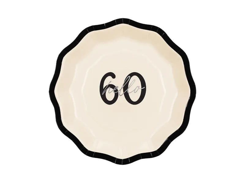 60 Years Talerze 18cm 6szt