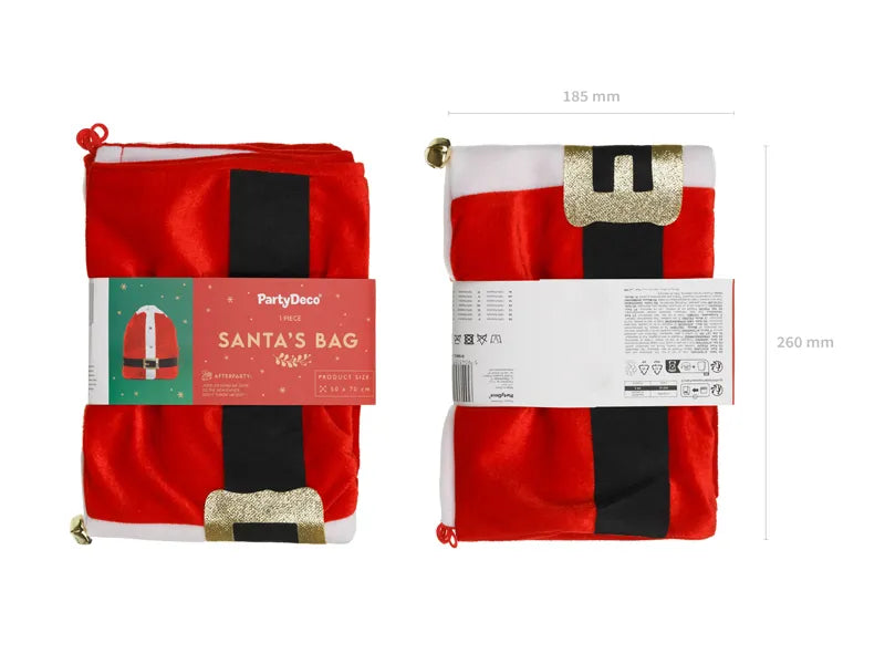 Worek na prezenty Santa Claus, mix, 50x70cm