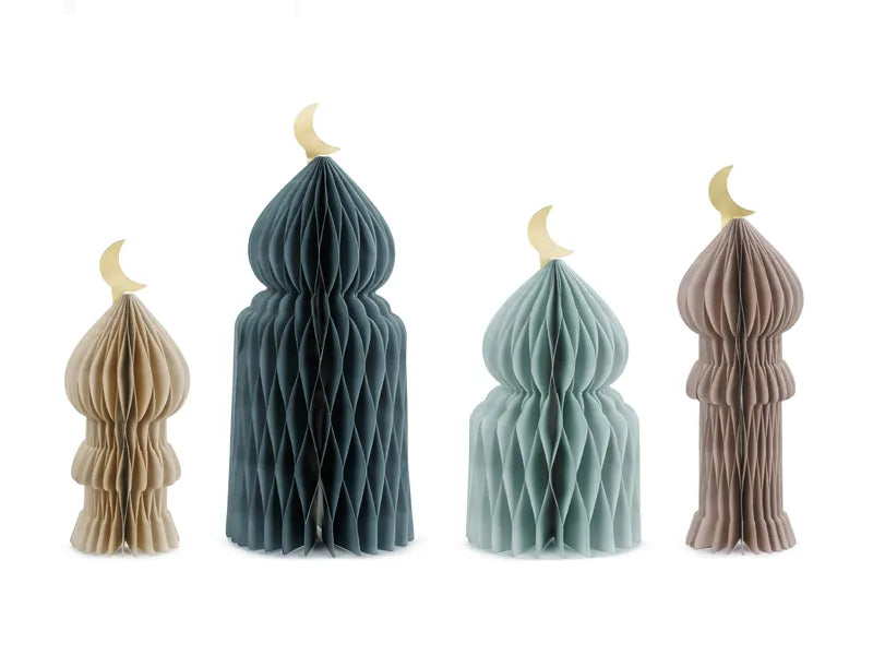 Zestaw dekoracji Eid Mubarak 22,5 cm 4 szt