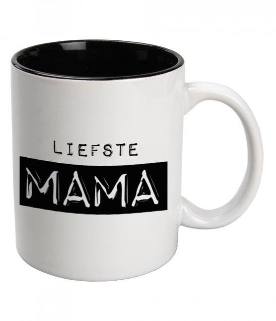 Kubek Najdroższa Mama Biały ceramiczny kubek Najdroższa Mama 12 cm