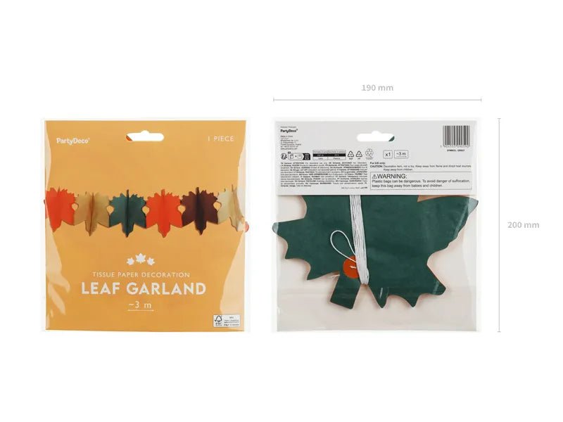 Bladeren Slinger Herfst 3m van Partydeco koop je bij Partywinkel
