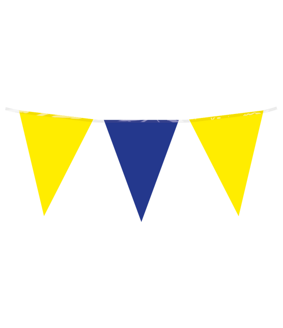 Blauw Gele Slinger 10m - Partywinkel - 8716764245497