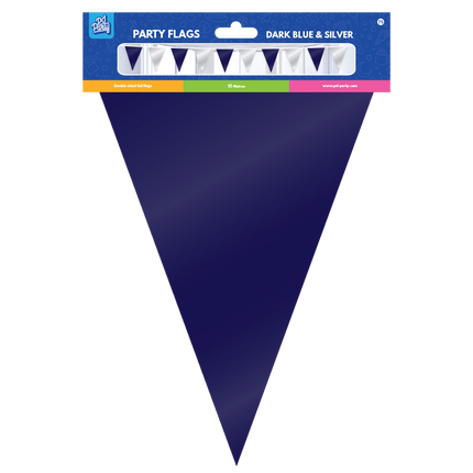 Blauw Zilveren Slinger Metallic 10m van Paper Dreams koop je bij Partywinkel