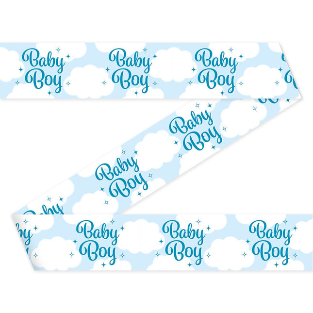 Blauwe Afzetlint Baby Boy 12m van WeFiesta koop je bij Partywinkel