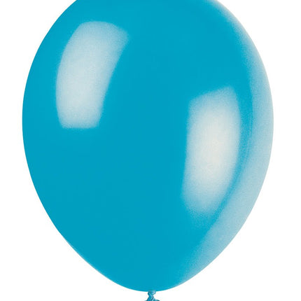 Blauwe Ballonnen Glans 30cm 10st van Unique koop je bij Partywinkel