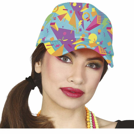 Blauwe Jaren 80 Pet Neon van Fiestas Guirca koop je bij Partywinkel