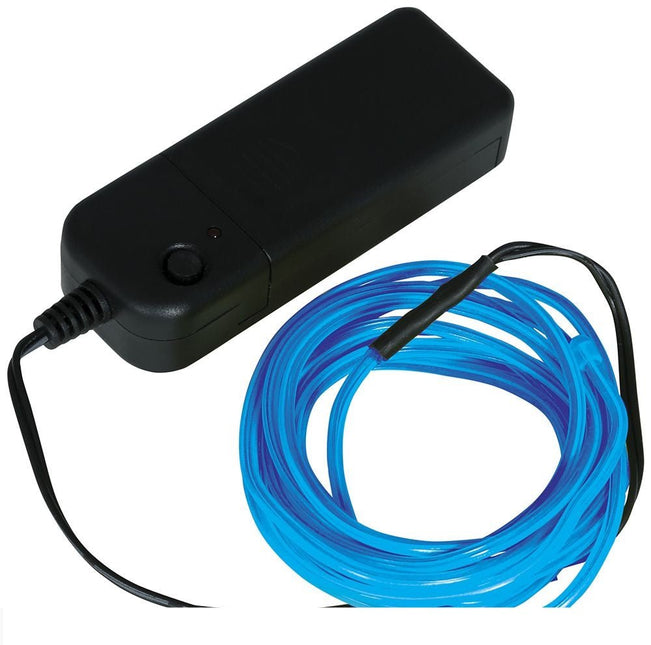 Blauwe Leddraad 5m - Partywinkel - 8434077166093