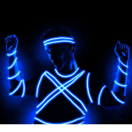 Blauwe Leddraad 5m - Partywinkel - 8434077166093