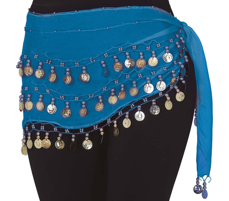 Blauwe Rok Buikdanseres 1,35m - Partywinkel - 8434077270127
