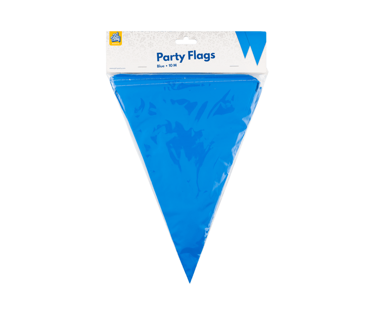 Blauwe Slinger Plastic 10m - Partywinkel - 8716764235719