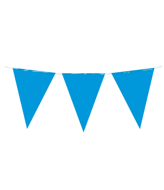 Blauwe Slinger Plastic 10m - Partywinkel - 8716764235719