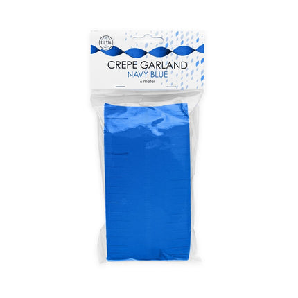 Blauwe Slingers Crepe 6m - Partywinkel - 5712735011538