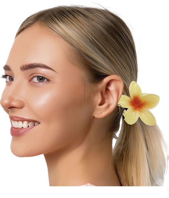 Bloem Haarclip Geel - Partywinkel - 8434077272541