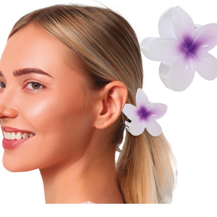Bloem Haarclip Paars - Partywinkel - 8434077272503