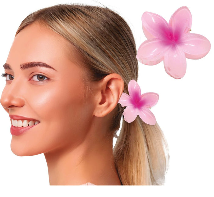Bloem Haarclip Roze - Partywinkel - 8434077272527