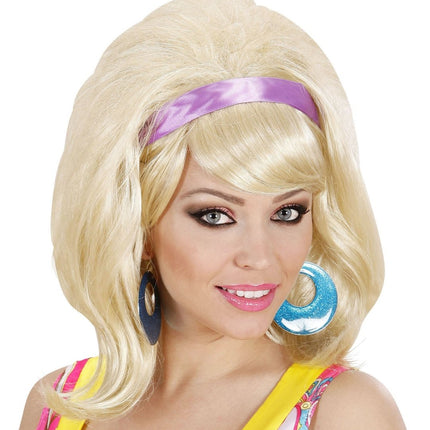 Blonde Pruik 60'S Modieus van Widmann koop je bij Partywinkel