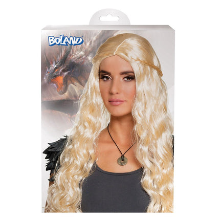 Blonde Pruik Dragon Mother van Boland koop je bij Partywinkel